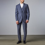 Bella Vita // 3 Piece Slim-Fit Suit // Slate Blue (US: 36S)