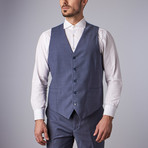 Bella Vita // 3 Piece Slim-Fit Suit // Slate Blue (US: 36S)