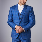 Bella Vita // 3 Piece Slim-Fit Suit // Cobalt Blue (US: 36S)