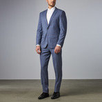 Bella Vita // Slim-Fit Suit // Slate Blue (US: 38S)
