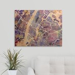 New York Street Map // Multi-Color (24"W x 18"H x 1.5"D)