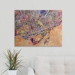 Toronto Street Map // Multi-Color (24"W x 18"H x 1.5"D)