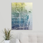 Chicago Street Map // Gradient (18"W x 24"H x 1.5"D)