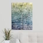 Las Vegas Street Map // Gradient (18"W x 24"H x 1.5"D)