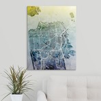 San Francisco Street Map // Gradient (18"W x 24"H x 1.5"D)