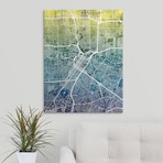 Houston Texas Street Map // Gradient (18"W x 24"H x 1.5"D)