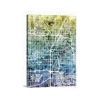 Las Vegas Street Map // Gradient (18"W x 24"H x 1.5"D)