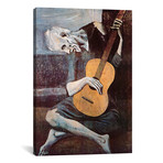 The Old Guitarist by Pablo Picasso (Triptych: 60" x 40")
