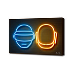 Daft Punk (Art Block: 20"W x 16"H x 2"D)