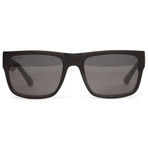 Stockholm // Matte Black (Smoke Polarized Lens)