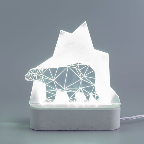 Polar Bear Lamp // Arctic