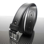 Aero Belt // Carbon Fiber (Black + Red)