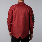 Reason // Thomkins Jacket // Burgundy (M)