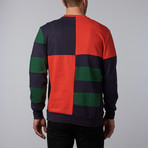 Vintage Rep Pullover Long-Sleeve // Black + Red (L)