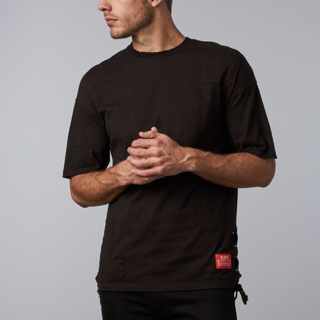 Overdye Drop Tee // Black (S)