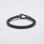 Shack Stainless Steel Bracelet // Black (Medium)