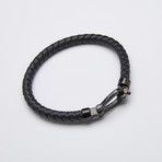 Shack Stainless Steel Bracelet // Black (Medium)