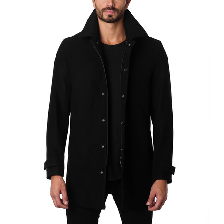 Los Angeles Wool Car Coat // Black (S)