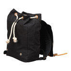 Devon Backpack (Black + Brown)