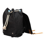 Devon Backpack (Black + Brown)