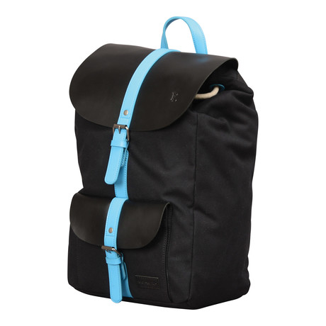 Lincoln Backpack (Black + Brown)