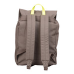 Devon Canvas Backpack (Grey + Brown)