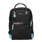 Paddington Backpack (Black + Blue)