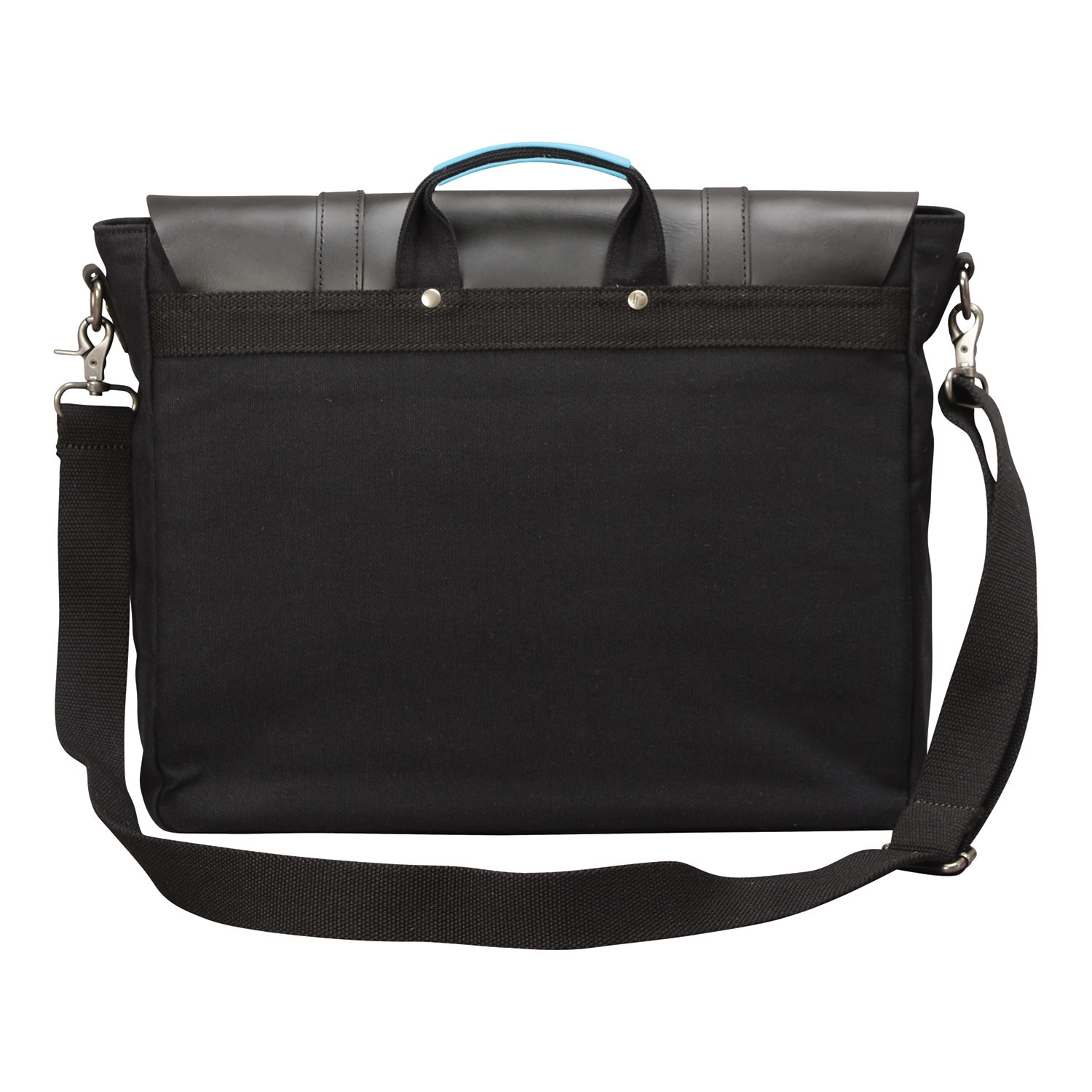 Wiltshire Canvas Messenger (Black + Blue) - Forbes and Lewis - Touch of ...