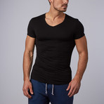 SilverPlus V-Neck Shirt // Black (L)