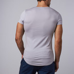 SilverPlus V-Neck Shirt // Silver (3XL)