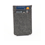 Striker RFID Blocking Card Holder + Magnetic Money Clip // Wool (Grey)