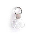 The Release Key Ring (Caviar White)
