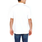St Lynn // Whitten Polo Shirt // White (M)