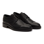 Monterone Wingtip Dress Shoe // Nero (Euro: 39)