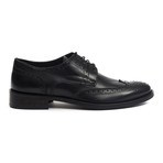 Cavedine Wingtip Brogue // Nero (Euro: 45)