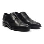 L'Aquila Wingtip Oxford // Nero (Euro: 40)