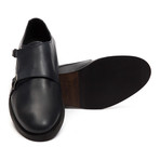 Pedesina Double Monk Strap // Blue (Euro: 43)