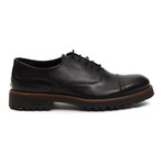 Valamala Plain Toe Cap Brogue // Nero (Euro: 39)