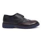 Viadana Two-Tone Brogue // Blue + Bordeaux (Euro: 43)