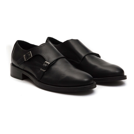 Pedesina Double Monk Strap // Nero (Euro: 39)