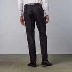 Wool + Cashmere Blend Suit // Quarry Pinstripe (US: 36R)