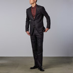 Wool + Cashmere Blend Suit // Gunmetal (US: 44L)
