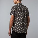 Kennington // Trojan Woven Button-Up // Charcoal (S)