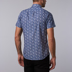 Kennington // Drip Woven Button-Up // Indigo (L)