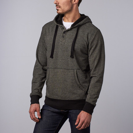 Distortion // Jameson Henley Hoodie // Black (XS)
