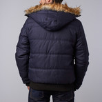 Hayes Heavy Winter Coat // Navy (M)