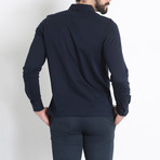 Ermenegildo Zegna // Long Sleeve Polo // Blue (S)