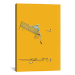 Float With The Pigeons (26"W x 18"H x 0.75"D)