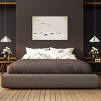 Walking Shadow Paper Planes (26"W x 18"H x 0.75"D)