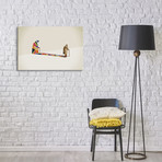 Walking Shadow Old Man (26"W x 18"H x 0.75"D)